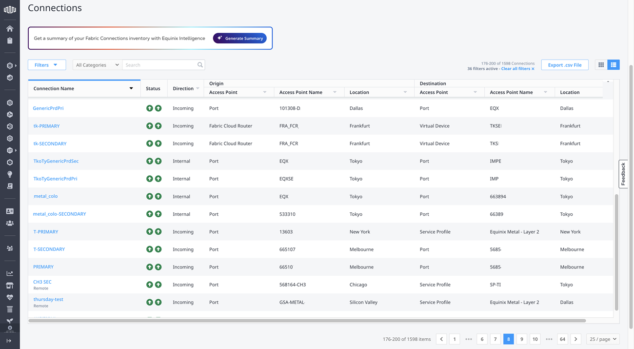 Connections Inventory