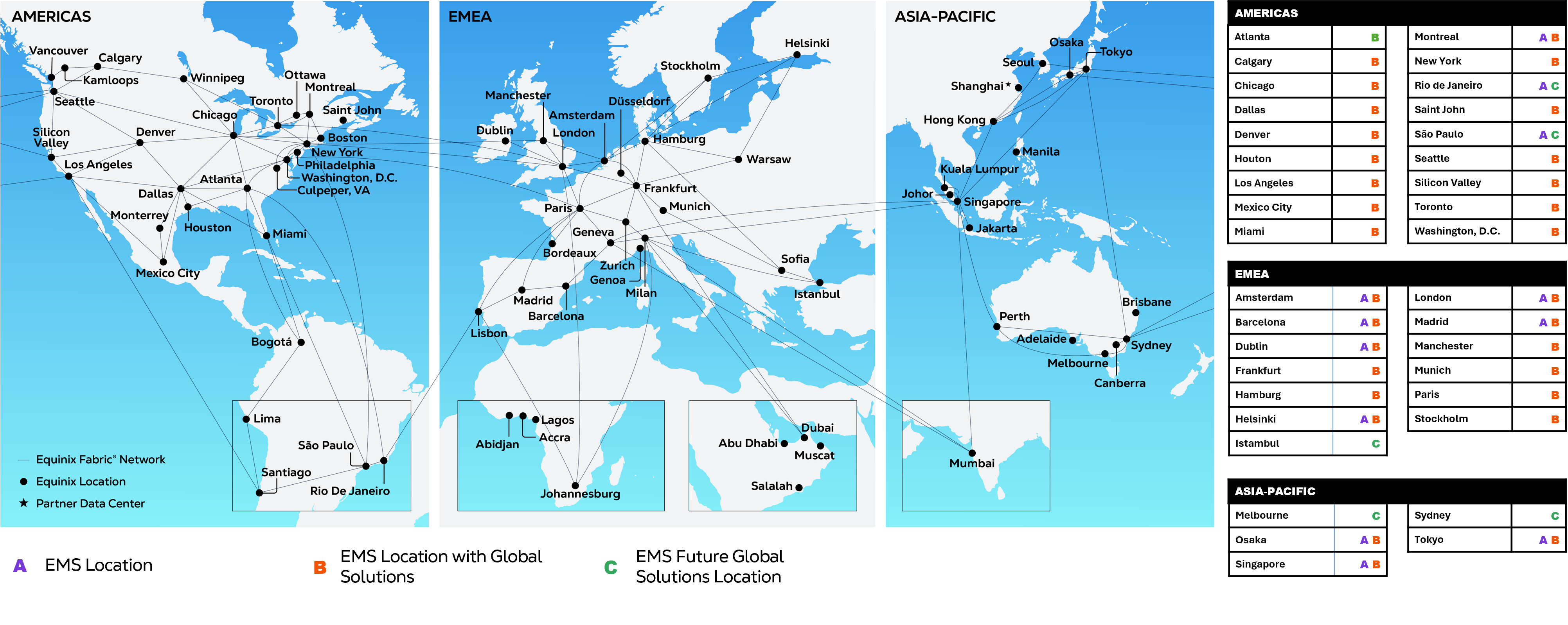 Map of Locations