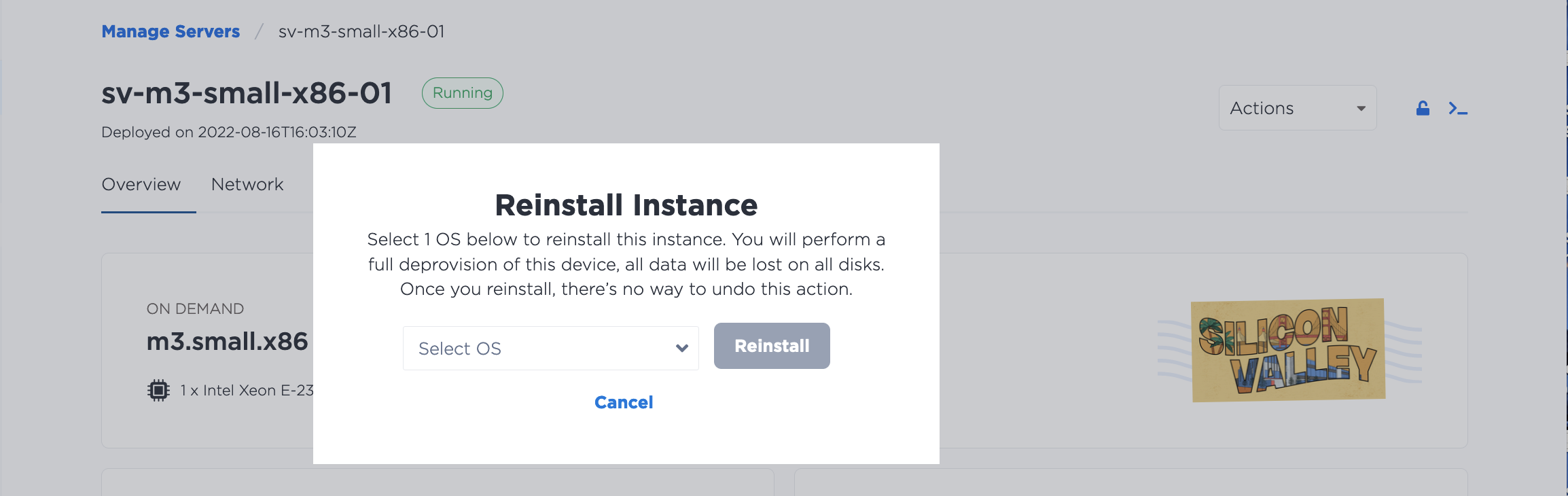 Reinstall Options