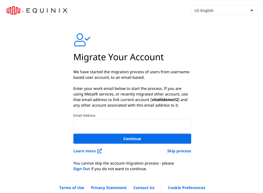 Account Migration