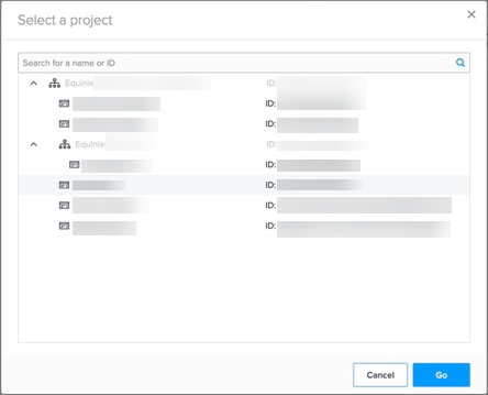 select project