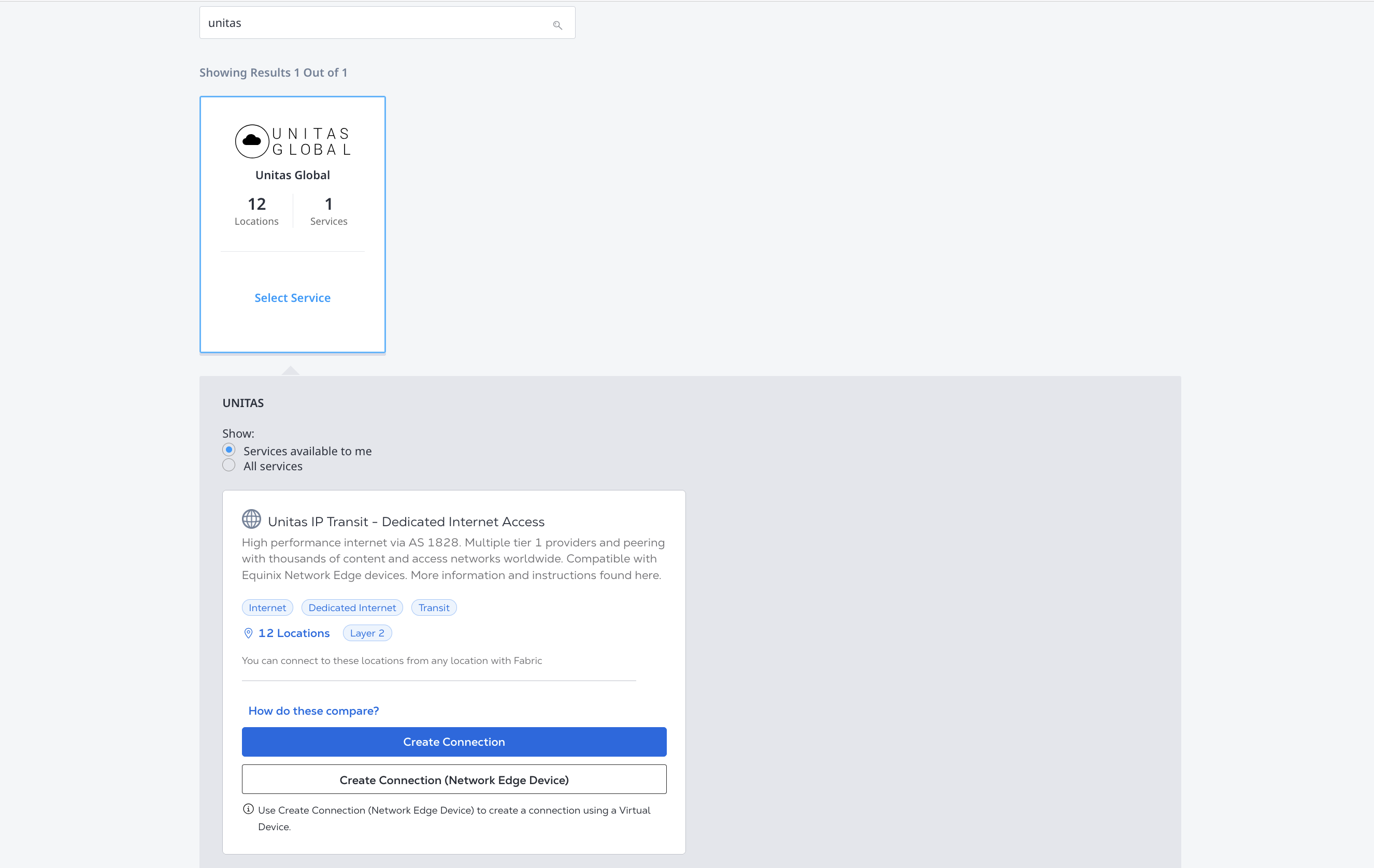 Create a Connection Options