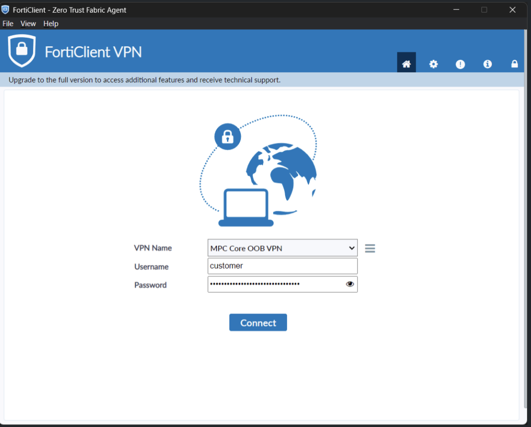 MPC contingency access (step 4)